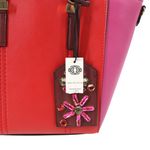 Kate Landry New  Jewel Tag Handbag Purse Red Pink Shoulder or Tote Small Bag Photo 2