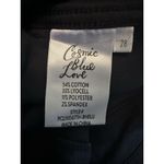 Cosmic Blue Love Cargo Chino Pants Womens Sz 28 Navy Blue Casual Stretch Photo 5