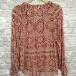 Sundance  Velvet Silk Blend Chiffon Blouse Photo 2