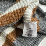 Stitch Fix Pinque Maise Crewneck Pullover Striped Stretch Sweater Gray Size M Photo 6