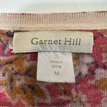 Garnet Hill  Merino Wool Floral Button Down Cardigan Womens Medium Photo 3