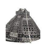 Loveappella  Low Wrap V Bathsuit Cover up Short Dress Sz S Black/White Photo 5