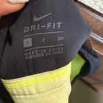 Nike  Black and Lime Green Sports Bra Photo 4