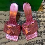 Bottega Veneta  Lido Metallic Slide Sandal Photo 2