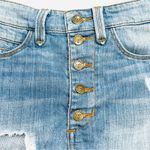 Guess Vintage  Jeans High Waist Button Fly Distressed Denim Blue Jeans Shorts Photo 2