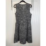 Croft & Barrow  Black & White Paisley Sleeveless Midi Dress Cotton Plus Size 16 Photo 1