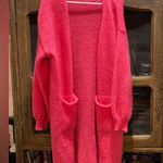 SheIn  Vibrant hot  Pink Cardigan Photo 0