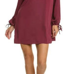 Amanda Uprichard  Vittoria Shift Dress Long Sleeve Purple‎ Burgundy Size Small Photo 0