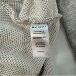 Athleta French Terry Pique Hoodie Heather Grey Size XS Oversized Gym Athletic Photo 3