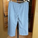 Soma  Gray Cropped Wide Leg Sweat Pants Size Large Photo 6