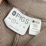 FIGS  Brown ribbed lounge pants small Photo 1