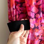 Loft Ann Taylor  Sheath Dress with Black Stretch Band Belt, Size 12 Photo 6