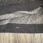 Lululemon Rest Less Cropped 1/2 Zip Herringbone Fade Black / White Photo 9