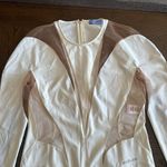 MUGLER White & Beige Illusion Minidress, Size Italy 46, US 10, $990 Photo 15