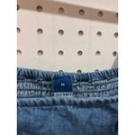 Old Navy  Denim Square Neck Smocked Back Midi Dress Blue Size M Photo 4