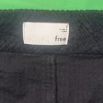 Wilfred Free Corduroy Black A-Line Button Down Mini Skirt size 8 Photo 3