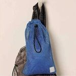 Free People FP Movement Mini Mesh Sling Bag in Lapis Royal Blue NWOT New Photo 3