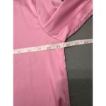 Maison dAmelie Paris Pink Satin Button Down Long Sleeve Shirt Women M Size M Photo 9