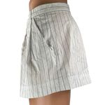 ZARA Women's White Black Striped High Waisted A Line Casual Mini Shorts Size XS Photo 1