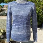 Rubbish Wool Blend Backless Spacedye Long Sleeve Sweater Top Photo 1