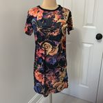 Adidas Originals Floral Tee Shirt Dress Size M Photo 2