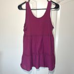 Converse One Star BabyDoll Y2K Ruffle Tiered Tank Henley Fairy Tunic Womens L Photo 3