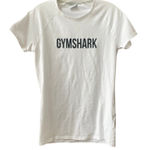 Gymshark  Logo Tee Size Medium Graphic Stretch Short Sleeve Athletic Workout Photo 0