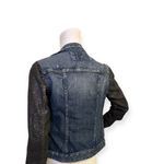 EXPRESS Denim Metallic Jacket Photo 1