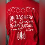 Source Unknown  Red Holiday Long Sleeve Tee Photo 1