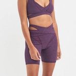 For Love & Lemons Workout Set cutout ribbed womens Purple (large) athleisure gym Photo 0