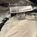 Robin Piccone  one-piece swimsuit, Sz 6, vintage Hollywood black-white floral Photo 3