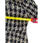 ZARA  women houndstooth tweed peplum top size small Photo 2