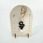 Cartoon Coffee Earring, Coffee Tumbler Earrings, Coffee Latte Earrings White Photo 3