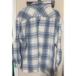 VTG Hairston Roberson Ropa Shirt Womens L Studded Western Ranch distressed holes Blue Size L Photo 4