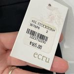 Ecru NWT Black Cropped Pants with White Piping Size 2 Photo 4