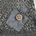 Crochet Mini Dress S Whimsigoth Fairycore Witchy Artsy Black Photo 2