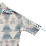 Maurice's  Pink & Gray Western Aztec Open Front Short Sleeve Cardigan Size Medium Photo 9