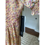 As You Wish As U Wish Mini Dress Ditsy Floral Cottagecore Smocked Puff Sleeve Festival Boho Photo 8