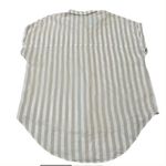 Women's Striped Button Photo 1
