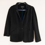 Betabrand  Womens Transcendent Single Button Blazer Size XL Black‎ Stretch Career Photo 0