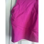 Sincerely‎ Jules Athletic Crop Top Tank with Quarter Zip Workout Activewear A4 Pink Size L Photo 4