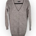 American Eagle  Cable Knit Sweater Dress Long Sleeve V Neck Size Small Photo 0