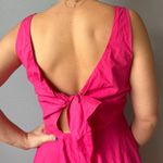 Vineyard Vines V-Neck Fit and Flare Dress Pink Rhododendron Size 4 Photo 4