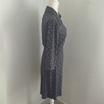 Laundry by Shelli Segal Laundry Nylon/Spandex Knit Blue/Tan Geometric Print Wrap Dress sz S Photo 2