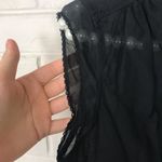 Isaac Mizrahi For Target Y2K Sheer Black Button Down Tank Top Size XS Photo 4