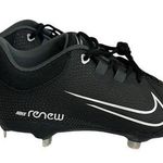 Nike Hyperdiamond 4 Pro Metal Fastpitch Softball Cleats Black White Womens 8.5 Photo 0