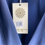 Ramy Brook NWT  Shellie Sleeveless Faux-Wrap Cocktail Dress Navy 0 Photo 4