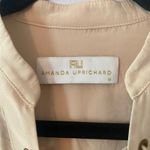 Amanda Uprichard Pink 100 Silk Lace-Up Long Sleeve Tunic Mini Dress Women Medium Photo 1