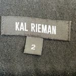 Karl Reiman Plaid Pleated Wool Blend Skirt Black Size 2 Photo 3