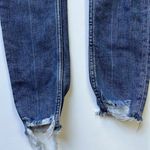 ZARA  Distressed High Rise Skinny Jeans Raw Hem Size 4 Photo 5